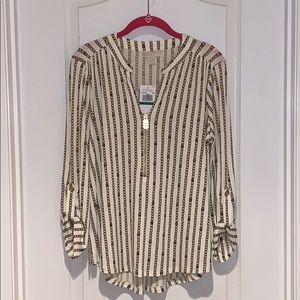 Michael Kors Tabbed Sleeve Blouse